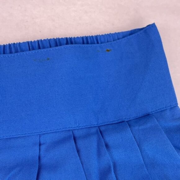 Vintage 90s Bobbie Brown High Waist Palazzo Shorts Culottes Blue Women’s M - Picture 16 of 16